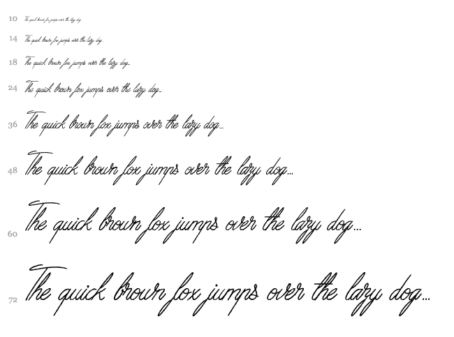 Sentimental Beach font waterfall
